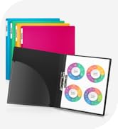 CRANBURY Punchless Clamp Binder Folder - 8.5x11