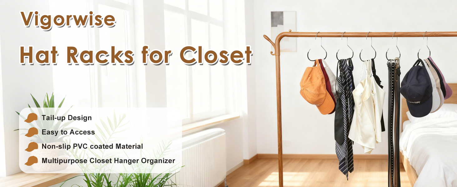 Vigorwise Hat Racks for Closet