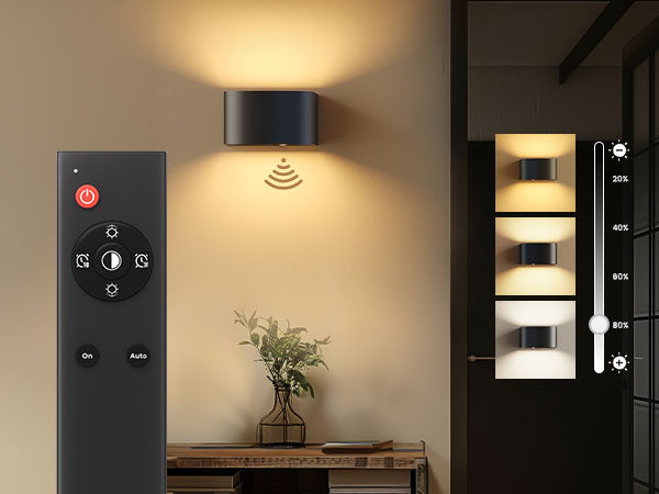 battery operated wall sconce