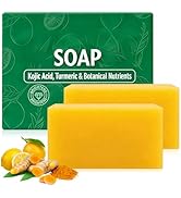 jioijioi 2Pcs Stemsoul Soap,Superfood Stemsoul Soaps,StemSoul Turmeric Lemon Soap Bar,Turmeric Cl...