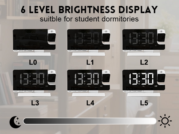 6 level brightness