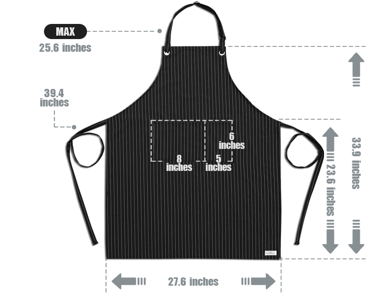 ROTANET Stripe Stretch Apron