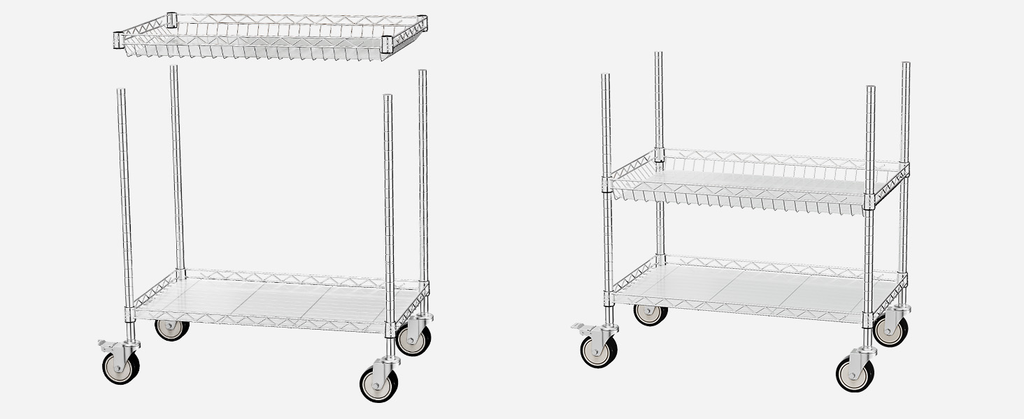 rolling kitchen cart