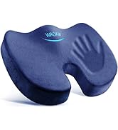 WAOAW Car Seat Cushion, Coccyx Cushion, Tailbone Pain Relief Cushion, Memory Foam Chair Pad for B...