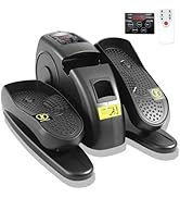 Under Desk Elliptical Machine, Electric Ellipse Leg Exerciser for Senior, 15 Level Speeds, Forwar...