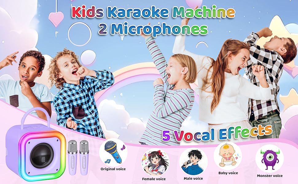 Mini Karaoke Machine for Kids