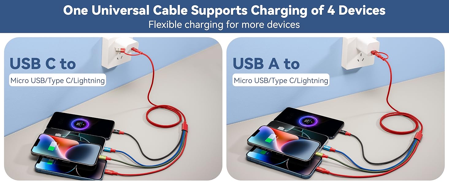 usb a/usb c to all chargers ports fire hd 10 tablet charger 10 foot micro usb cable usbc cord