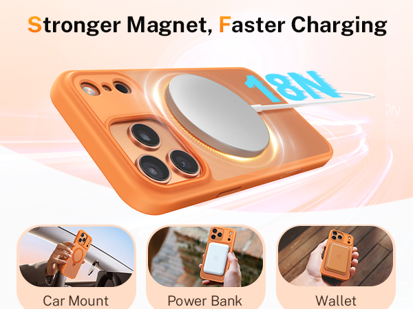 support wireless charging fit for magsafe