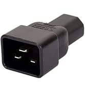 Strhowill IEC320 C13 to C20 Power Adapter Female C13 to Male C20 Power Socket Adapter,IEC 15A to ...
