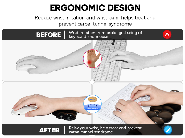 cloud keyboard wrist rest