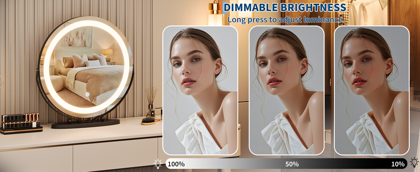 vanity mirror with light