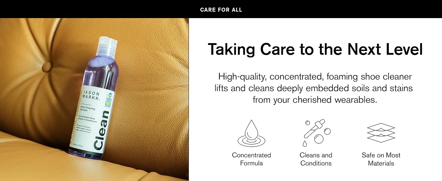 Our Original Premium Shoe Cleaner is built to extend the life of your goods which reduces waste 