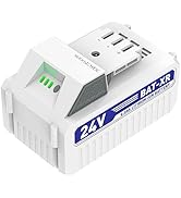 melasta 6.0Ah 24V Replacement Li-ion Battery for Snow Joe/SunJoe/Power Joe/Aqua Joe iON+ System 2...