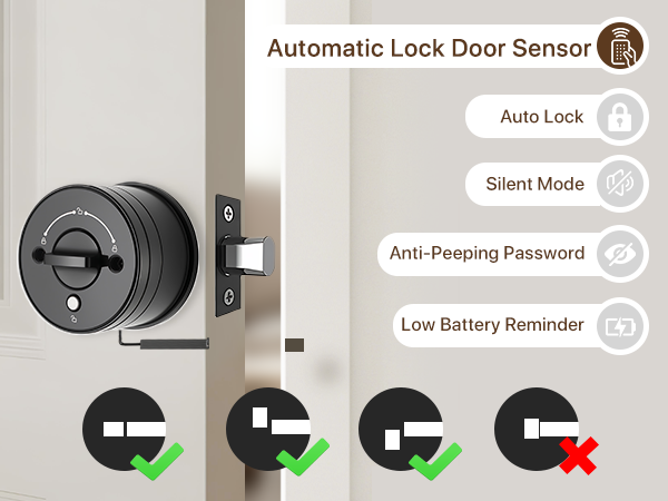 Automatic lock Door Sensor