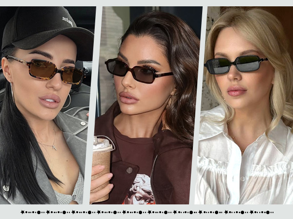 Small rectangle sunglasses