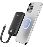 iWALK Magnetic Power Bank 10000mAh, 30W Wireless Portable Charger with Fast Charging USB-C Cable,...
