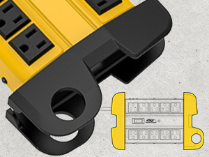 Soft plastic end caps with wire winding function