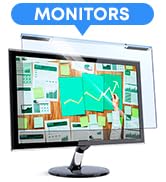 blue screen for computer monitor