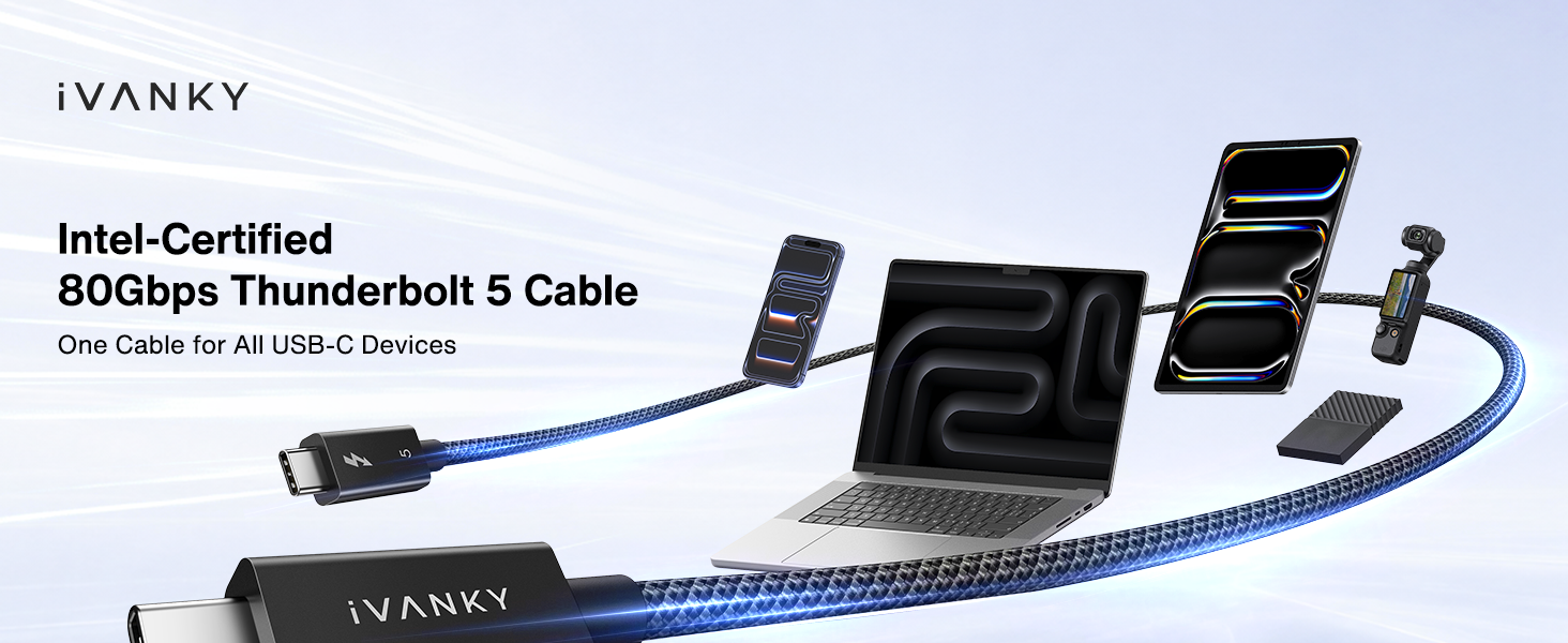 Intel Certified Thunderbolt 5 Cable