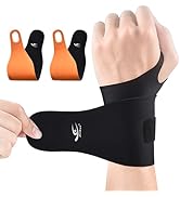 HiRui Ultra-Thin Elastic Wrist Brace Wrist Wraps, Compression Wrist Straps Wrist Support for Carp...
