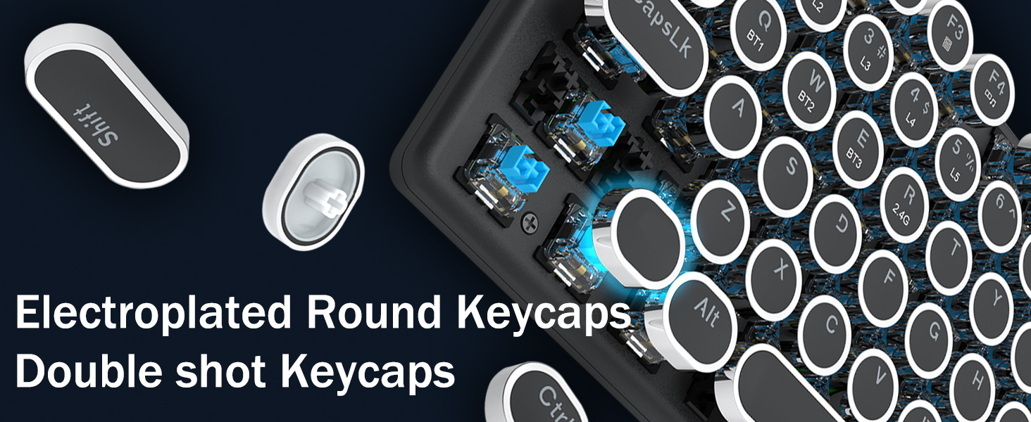 Round Keycaps