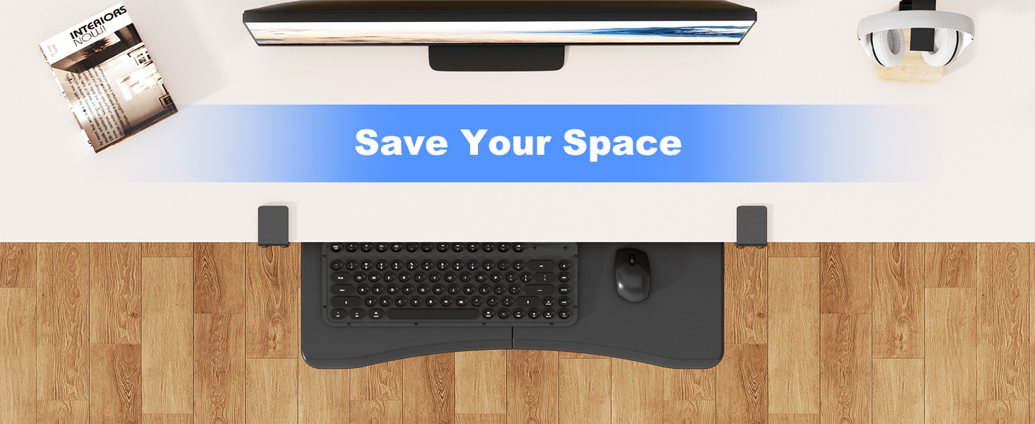 under desk keyboard tray