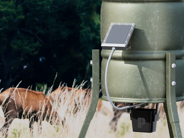 solar panel for deer feeder