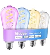 Govee Edison Bulbs, Smart Vintage Light Bulbs, RGB Color Changing and Tunable White, Compatible w...