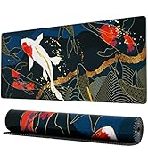 Ovenbird Extended Gaming Computer Mouse Pad, Large Gaming Mousepad for Desk, Japanese Anime Desk ...