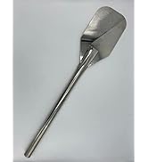 Vivicreate Extra Long Stainless Steel Spatula - 36 Inch Large Beech Paddle Spoon for Cooking Mixi...