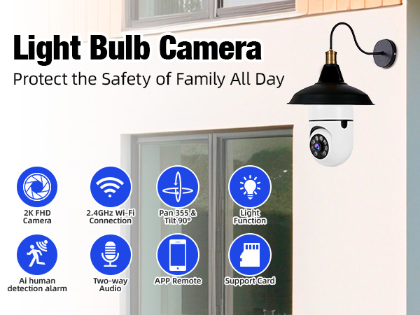 light bulb camera outdoor