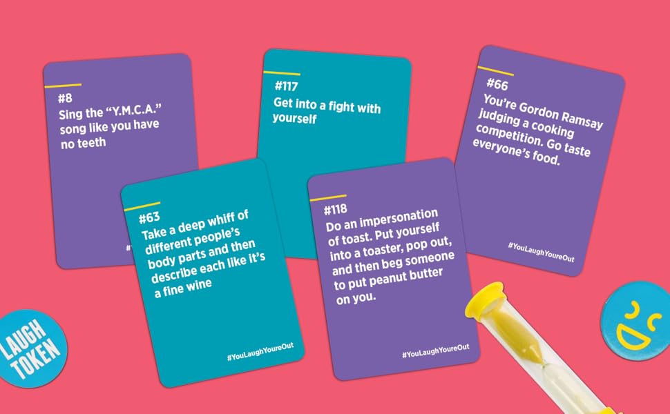 You Laugh You&amp;#39;re Out cards