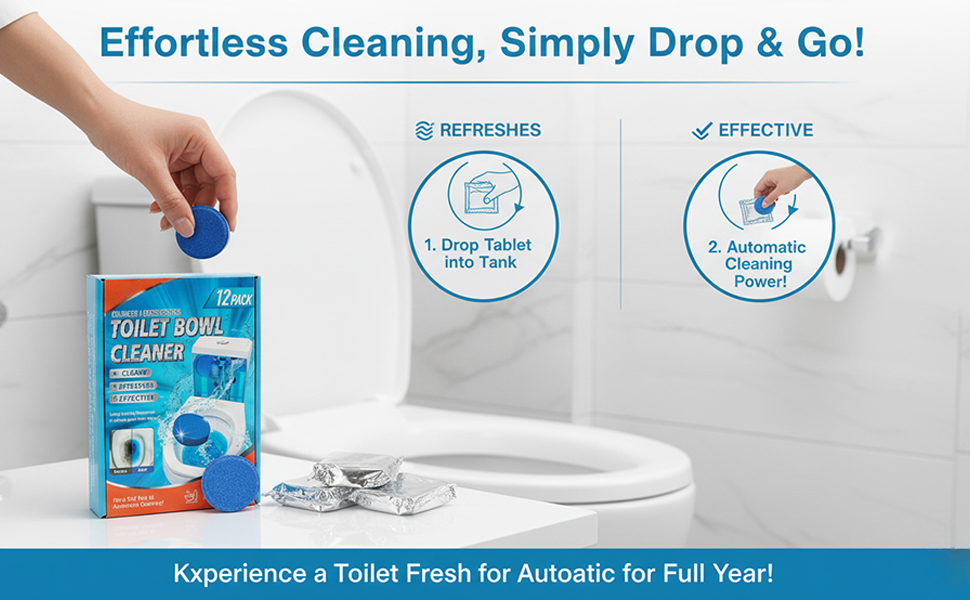 Toilet cleaning tablets