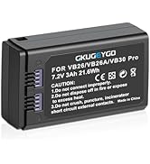 GKUGEYGO VB30 Replacement Lithium Battery for V1 PRO VB30 PRO VB26 VB26A VB26B V1 V860III V850III...