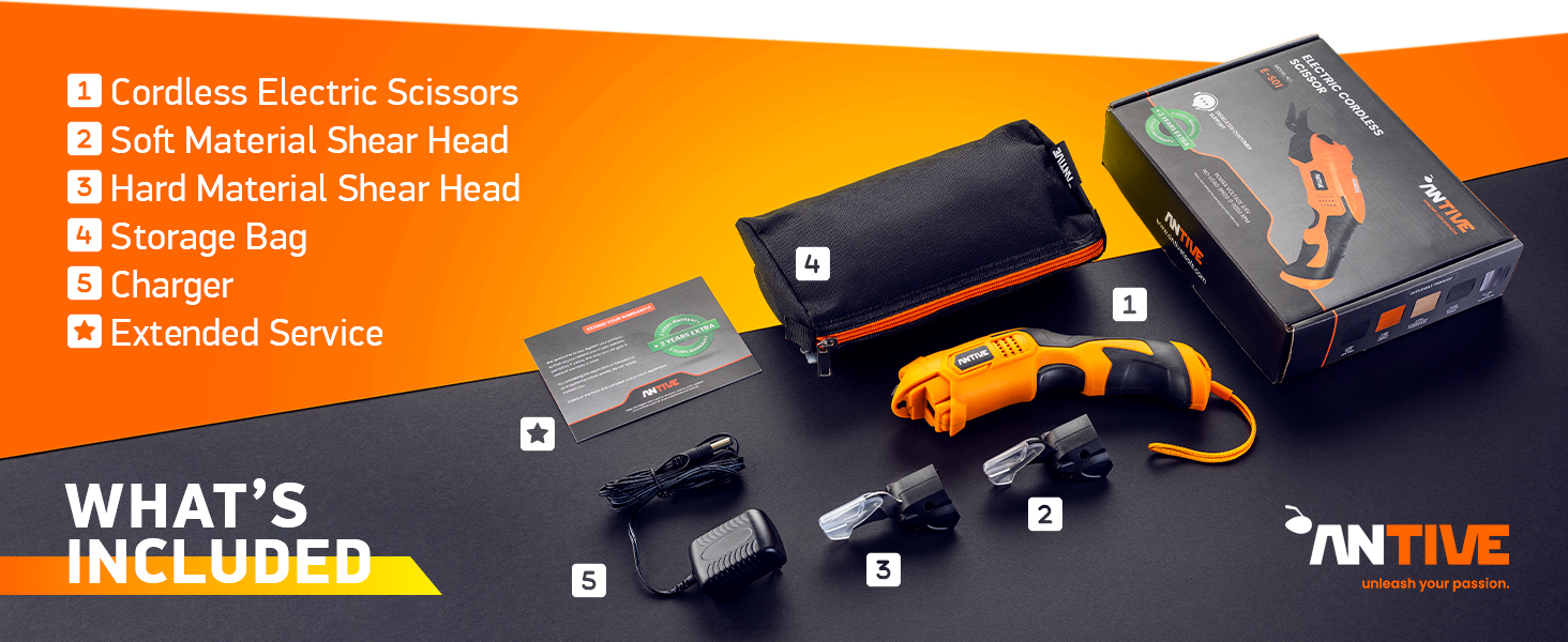 Ditch your old cardboard cutter, our cordless electric scissors make cutting faster and easier!