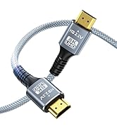 Paloxy 8K 10K 4K HDMI Cable 48Gbps 10FT/3M, Certified Ultra High Speed HDMI Cable Braided Cord-4K...