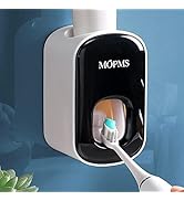 MOPMS Toothpaste Dispenser Wall Mounted for Bathroom Automatic Toothpaste Squeezer for Kids and A...