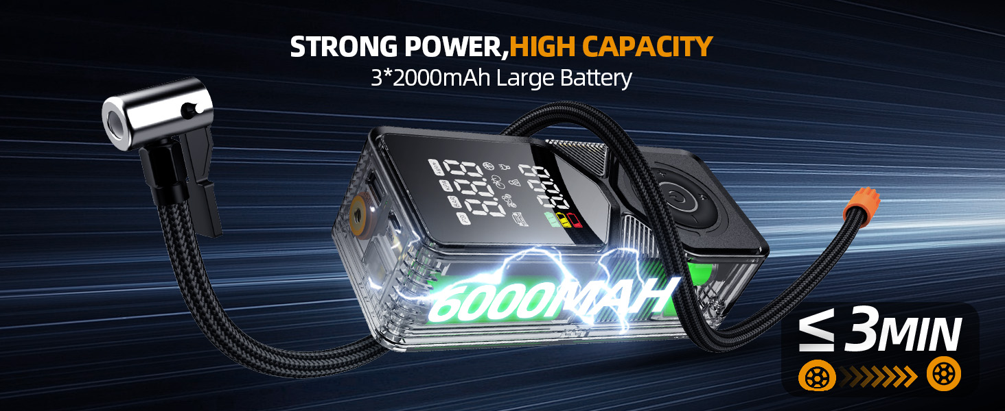 Tire Inflator Portable Air Compressor