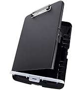 Hongri Plastic Clipboard with Storage, Folder Nursing Clipboard Side Opening, Heavy Duty Clips, S...