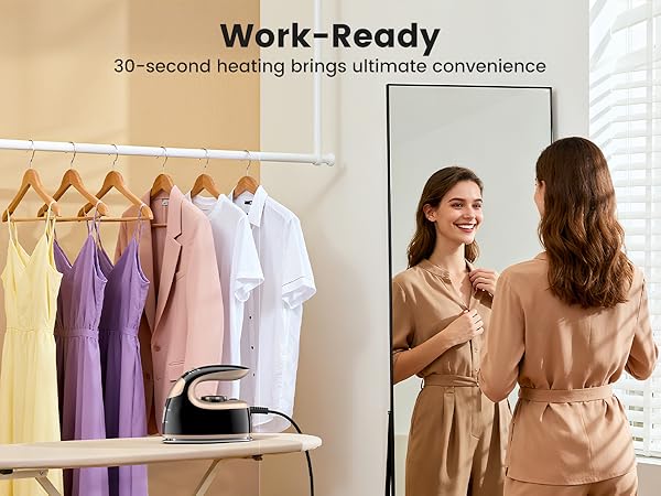 2-in-1 Mini Travel Steam Iron