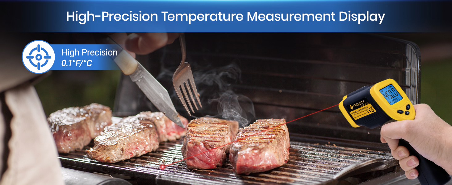 High-Precision Temperature Measurement Display