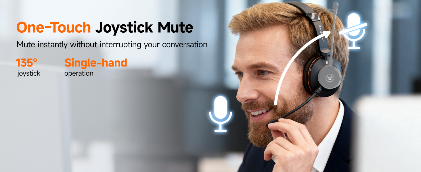 wireless headset with mic