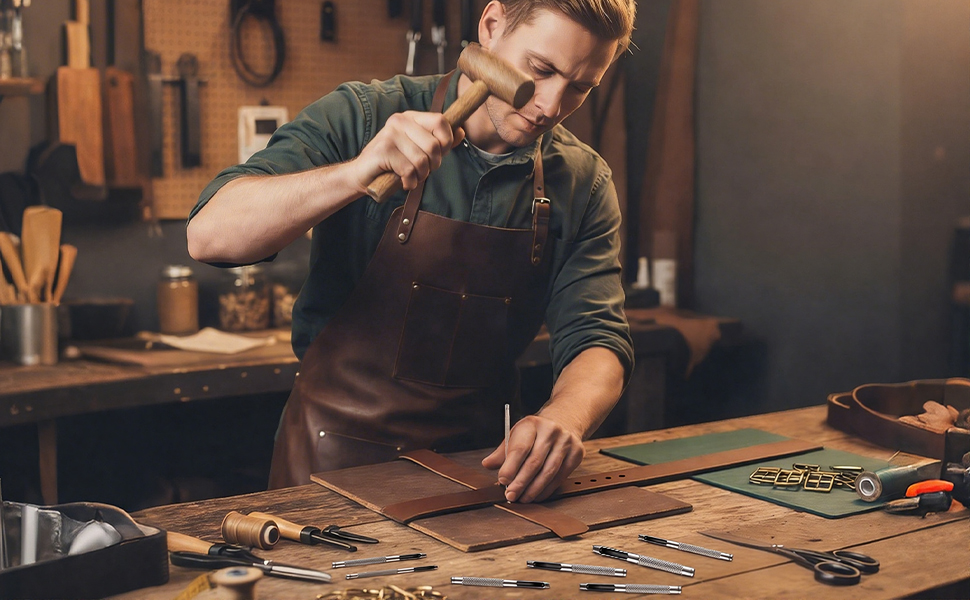 Use Leather Hole Punch tools for precise leather processing