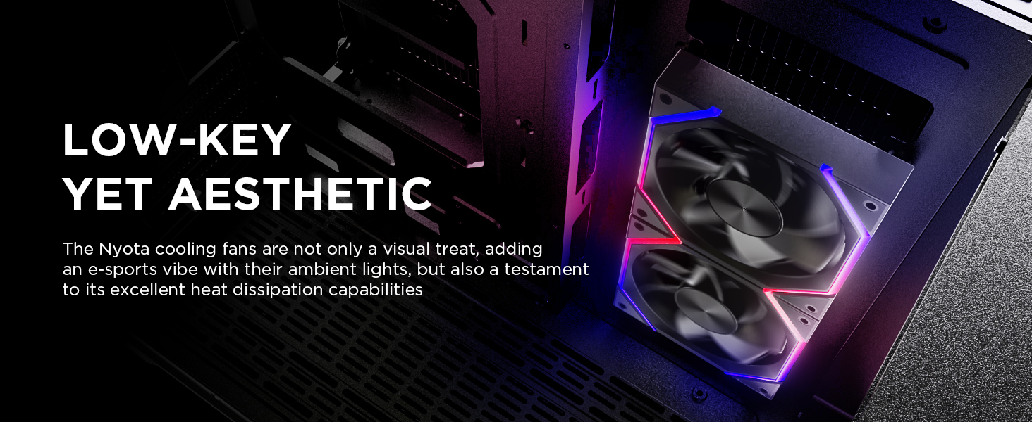 Unveiling a low-key yet aesthetic PC case. 