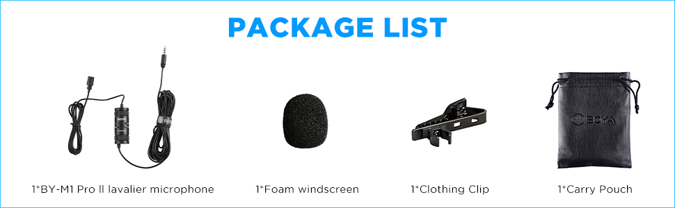 boya lapel microphone BY-M1 PRO