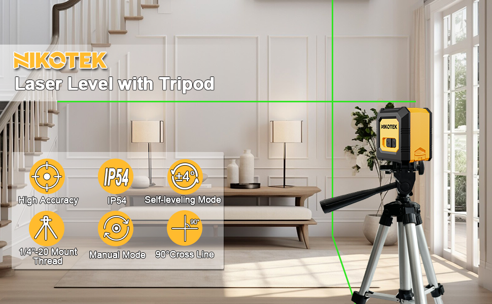 laser measure with tripod