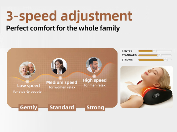 neck massage pillow adjustment