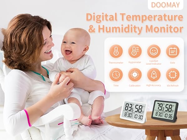 Digital Temperature &amp; Humidity Monitor
