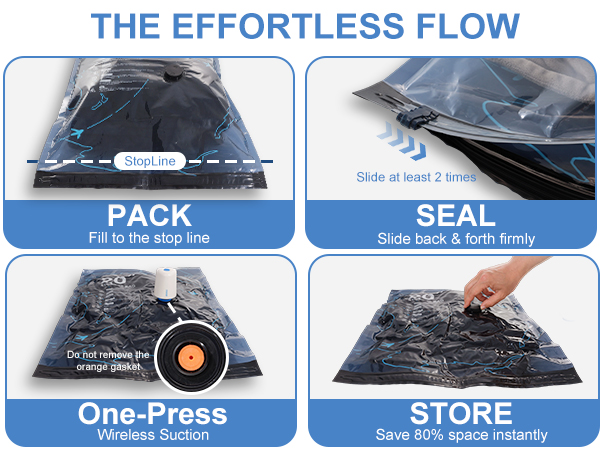 Vacuum Seal Bags for Clothing Travel