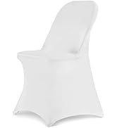 Stretch Spandex Folding Chair Covers 30PCS, HAINARverS Universal Fitted Chair Cover Protector for...